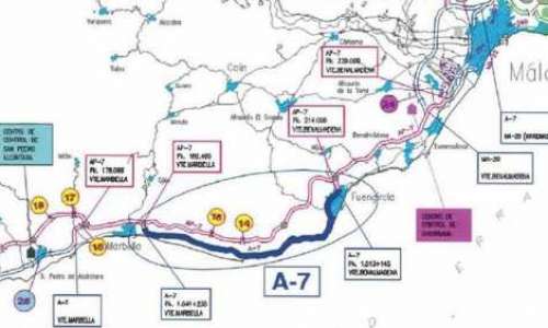 A-7:an mellan Fuengirola och Marbella ska förbättras