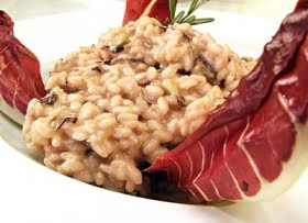 Risotto med radicchiosallad