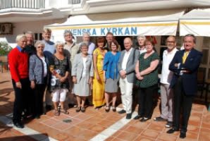 Skut besökte svenska kyrkan i Fuengirola