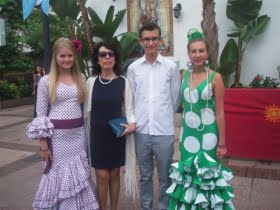 Svenska elever fick hedersplats vid Fuengirolas feria