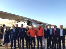 Atlantflygning: Solenergiflygplan landade i Sevilla i morse