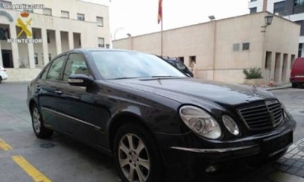 Bil stulen i Sverige påträffades i Melilla
