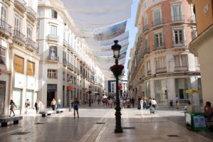 Calle Larios nionde dyraste gatan i Spanien