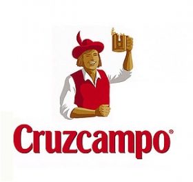 Cruzcampo inviger bryggeri i centrala Málaga