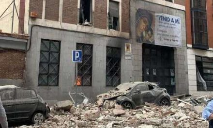 Explosion vid äldreboende i Madrid – flera våningar uppges ha kollapsat