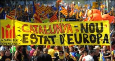 Färre katalaner firade regionens dag