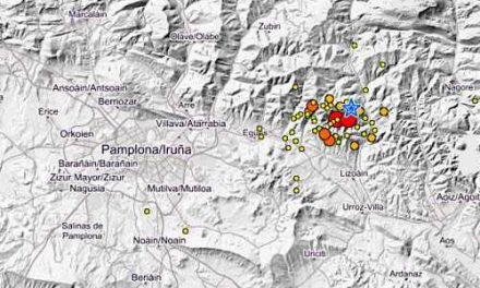 Flera kraftiga jordskalv i norra Spanien