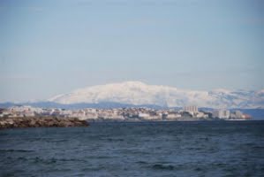 Fortsatt snöfall över Spanien