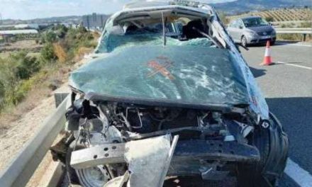 Frisläppt biltjuv stal skåpbil och skada fem Guardia Civil