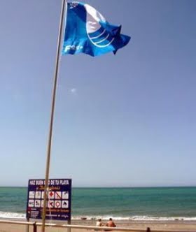 Fuengirola mister fyra stränder med blå flagg