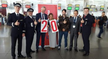 Fuengirolabo Norwegian 20:e miljonte resenär i Spanien