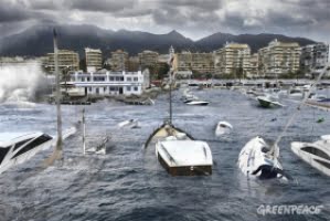 Greenpeace varnar för katastrofscenario i Marbella