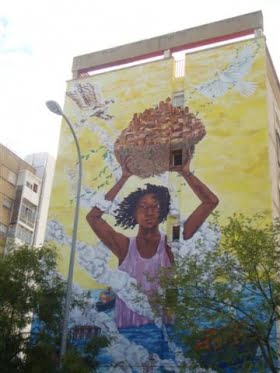 Historiskt konstprojekt i Sevilla främjar FN:s millennieutvecklingsmål