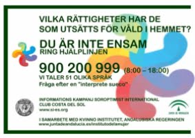 Hjälptelefon för svensktalande misshandlade kvinnor på kusten