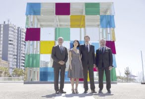 Högtidlig invigning av Pompidou i Málaga