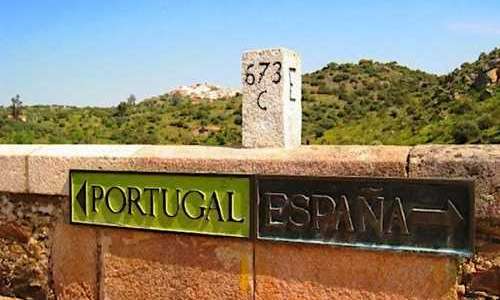 Idag öppnas gränsen mellan Spanien och Portugal