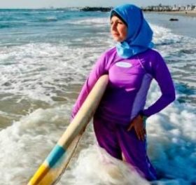 Inget förbjud i Spanien att bära burkini