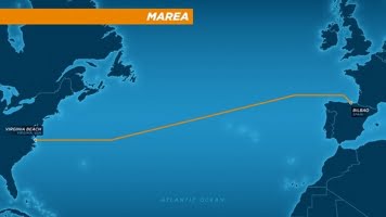 Jättefiberkabel binder samman USA och Spanien
