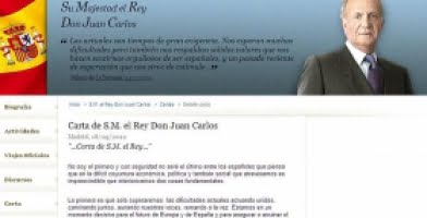 Kung Juan Carlos i öppet brev: ”Oroas av de som uppmuntrar till oenighet”