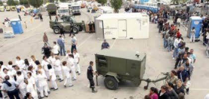 Lorca: 4.000 människor bor i tältläger