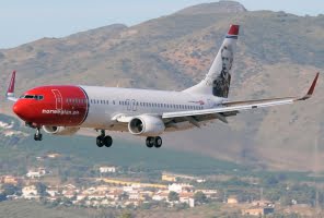 Norwegian växer med 17 direktlinjer från Málaga och 1,2 miljoner resenärer