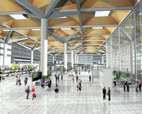 Ny flygplatsterminal presenteras i Madrid