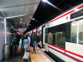 Pendeltåget Cercanías första gången över 10,5 miljoner resenärer