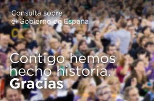 Podemos aktiva partimedlemmar säger nej till PSOE+Ciudadanos