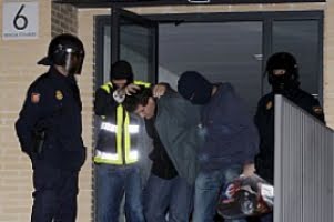Polistillslag mot fyra ETA-medlemmar i morse