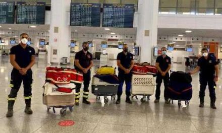 Rotary stöttar räddningsarbetare på väg till Beirut