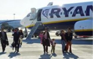 Ryanair premiärflyger ny rutt