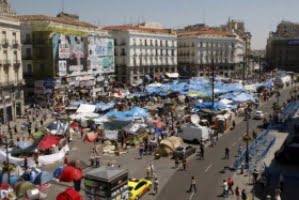 Situationen ohållbar vid Puerta del Sol