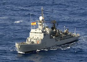 Spanska marinen bordade skattjägare utanför Málagas kust