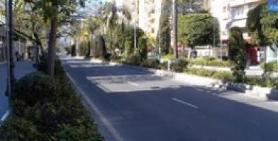 Stora asfalteringsarbeten i Marbella