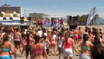 Stort spanskt-svenskt Zumbaevent i Torremolinos