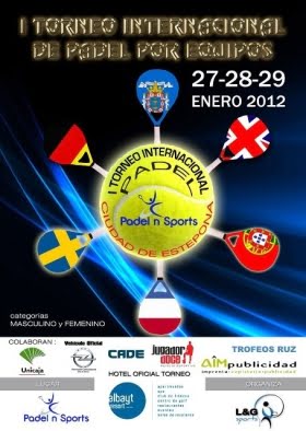 Svenska landslaget i paddeltennis spelar i Estepona