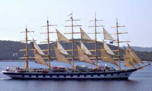 Svenskägda Royal Clipper i Motril och Málaga