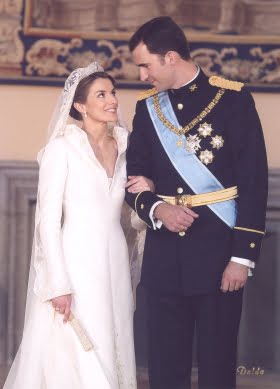 Tio år sedan kronprinsparet Felipe och Letizia sa ja till varandra