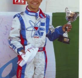 Tioårige Oscar trea i Kartingmästerskapet