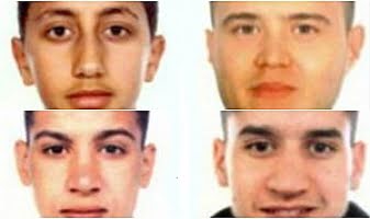 Uppgifter om de fyra efterspanande terroristerna