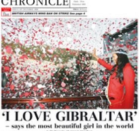 Vackraste missen kommer från Gibraltar