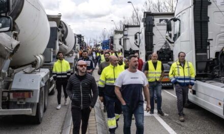 Protesterna på rad i Spanien