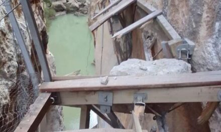 Caminito del Rey stänger tillfälligt efter jordskred