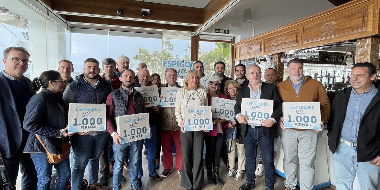 10.000 namnunderskrifter för vågbrytare i Marbella och San Pedro