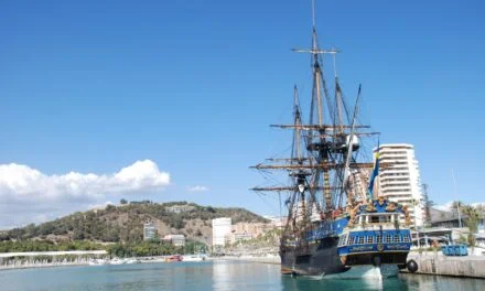 Ostindiefararen Götheborg besöker Gibraltar