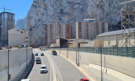 Tunneln in i Gibraltar har öppnat