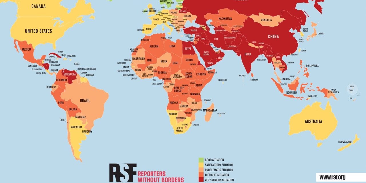 Pressfrihetens Dag: Spanien backar på listan över pressfriheten