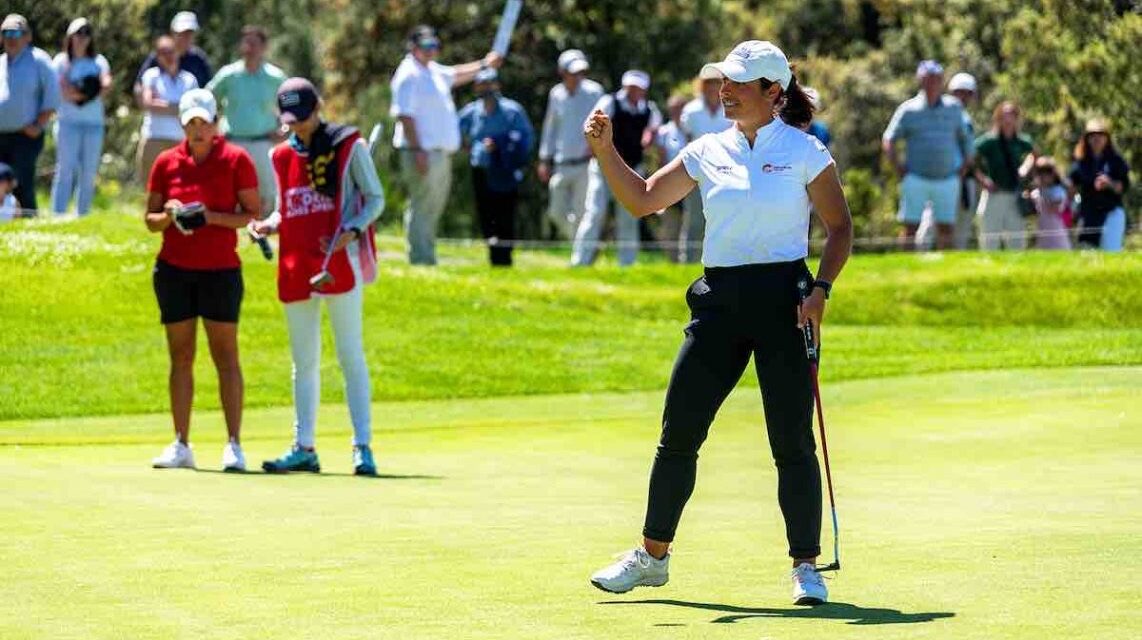 Ana Peláez etta på damernas golfsammandrag Race to Costa del Sol