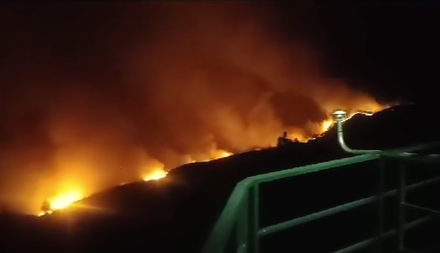 Skogsbranden på Teneriffa