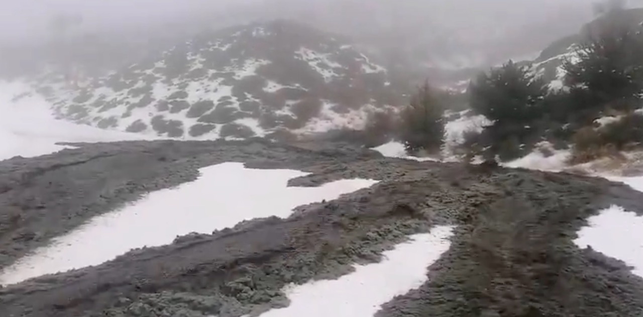 Väderomslag gav lervälling i Sierra Nevada